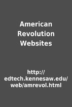 American Revolution Websites by…