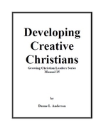 Developing Creative Christians by Duane L.…