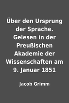 Über den Ursprung der Sprache. Gelesen in…