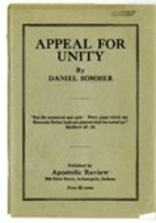 Appeal for unity by Daniel Sommer