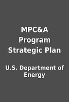 MPC&A Program Strategic Plan by U.S.…