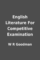 English Literature For Competitive…
