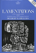 Lamentations by Delbert R. Hillers