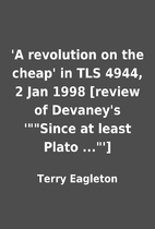 'A revolution on the cheap' in TLS 4944, 2…