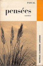 Pensees: extraits by Pascal