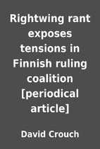 Rightwing rant exposes tensions in Finnish…