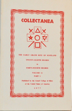 Collectanea. Volume 11, Part 1 : The Early…
