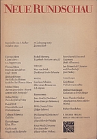 Neue Rundschau. 76. Jahrgang 1965 Zweites…
