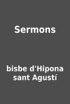 Sermons by bisbe d'Hipona sant Agustí