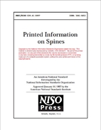 Printed Information on Spines by National…