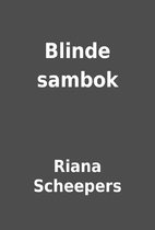 Blinde sambok by Riana Scheepers