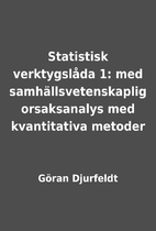 Statistisk verktygslåda 1: med…