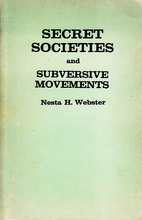 Secret Societies and Subversive Movements by…