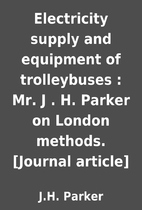 Electricity supply and equipment of…