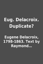 Eug. Delacroix. Duplicate? by Eugene…