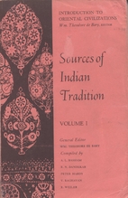Sources of Indian tradition by William…