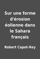 Sur une forme d'érosion…