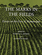 The Marks in the Fields: Essays on the Uses…