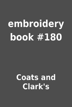 embroidery book #180 by Coats and Clark's