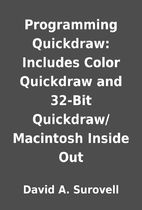 Programming Quickdraw: Includes Color…