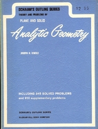 Analytic Geometry (Schaum's Outline) by…