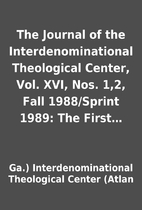 The Journal of the Interdenominational…