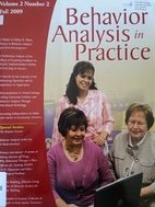 Behavior analysis in practice