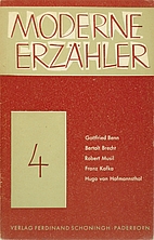 Moderne Erzähler 4 by Paul Dormagen