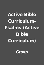 Active Bible Curriculum-Psalms (Active Bible…