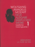 Neue Ausgabe sämtlicher Werke 1 Geistliche…