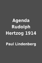 Agenda Rudolph Hertzog 1914 by Paul…