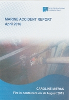 Marine Accident Report. April 2016. CAROLINE…