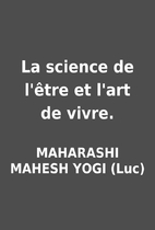 La science de l'être et…