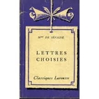Lettres choisies by Mme de Sévigné