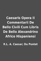 Caesaris Opera II Commentarii De Bello…
