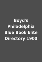 Boyd's Philadelphia Blue Book Elite…