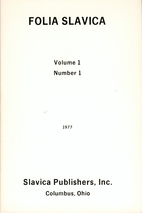 Folia Slavica 1 (1977/78) 1: 1-160