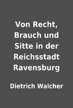 Von Recht, Brauch und Sitte in der…