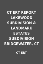 CT ERT REPORT LAKEWOOD SUBDIVISION &…