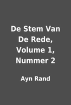 De Stem Van De Rede, Volume 1, Nummer 2 by…