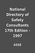 National Directory of Safety Consultants…
