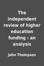 The independent review of higher education…