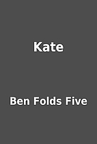 Kate by Ben Folds Five