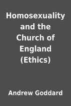 Homosexuality and the Church of England…