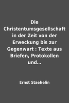 Die Christentumsgesellschaft in der Zeit von…