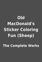 Old MacDonald's Sticker Coloring Fun (Sheep)…