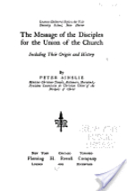 The message of the Disciples for the union…
