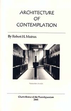 Architecture of Contemplation by Robert H.…