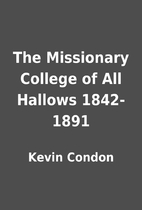 The Missionary College of All Hallows…