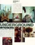 Underground interiors; decorating for…